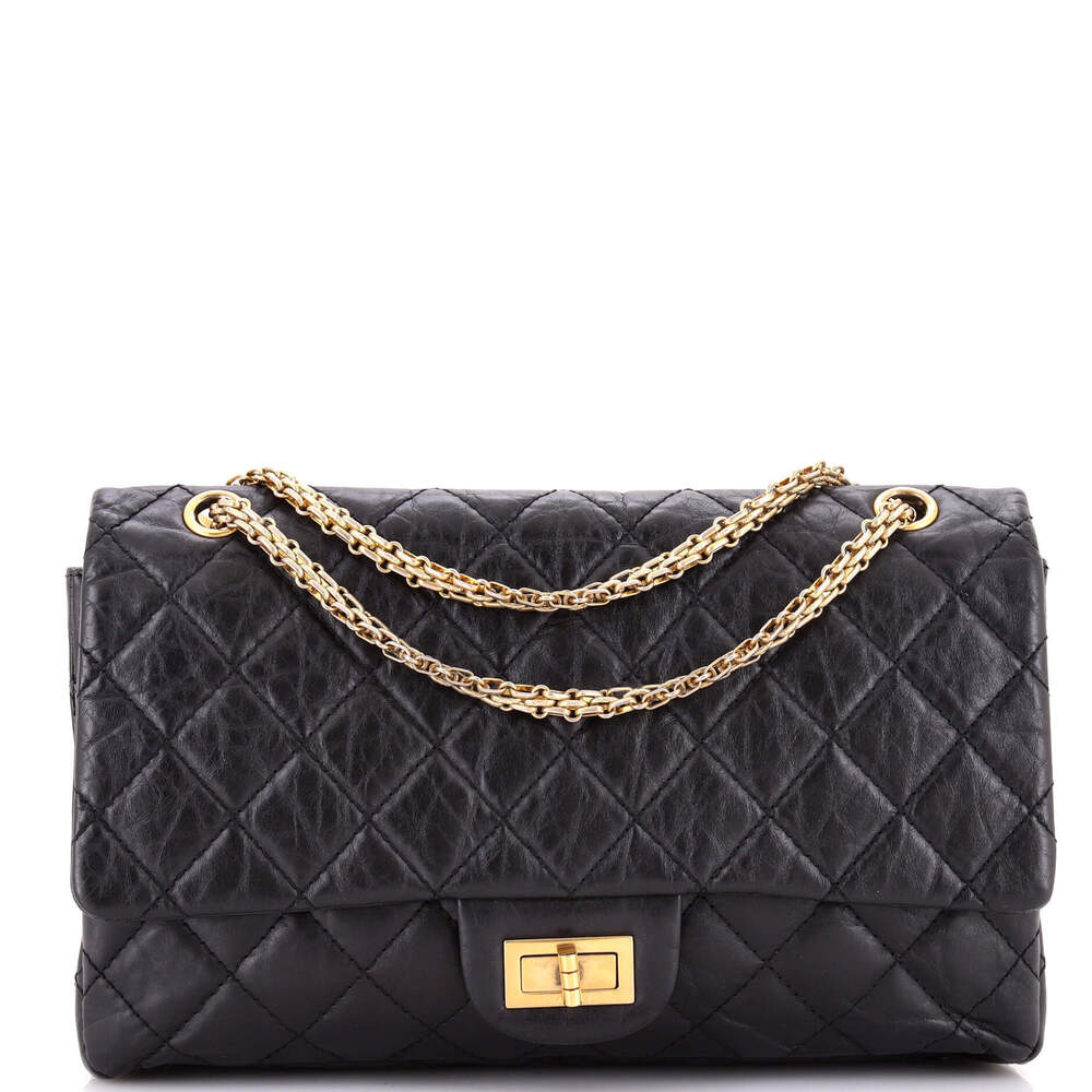Chanel 227 Reissue 2.55 Flap Bag Quilted Aged Calfskin